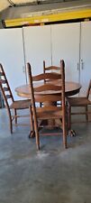 claw oak chairs table ft for sale  Leesburg