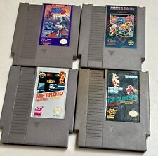 Usado, 4 juegos Nintendo NES sin probar. Mega Man 3, Ghost’n Goblins, Metroid, Ice Climber segunda mano  Embacar hacia Argentina