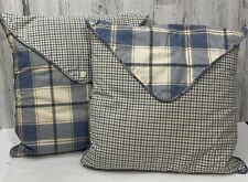 blue 2 pillows square for sale  Arab