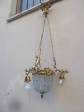 Antico lampadario bronzato usato  Italia