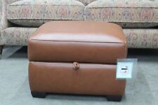 Leather storage footstool for sale  CONGLETON