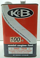 K&B 100 X2C FUEL CAN Model Airplane Glow Engine Control Line RC Free Flight Used for sale  Shipping to United Kingdom