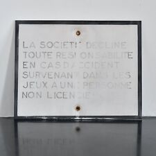 Plaque métal bouliste d'occasion  Le Puy-en-Velay