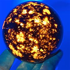 Brugt, 60mm+ wholesale Natural Yooperite Gemstone Sphere Healing Quartz Crystal Ball 1p til salg  Sendes til Denmark