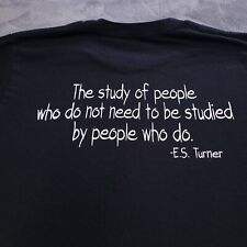 Sociology Club Funny Shirt Teacher Student Humor Sarcastic Med Shirt E.S. Turner, used for sale  Shipping to South Africa