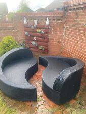 Rattan garden chair for sale  HARLOW