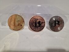 Medaglie commemorative bitcoin usato  Chioggia