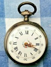 ancienne petite montre à gousset à clef  cylindre 10 rubis d'occasion  Agde