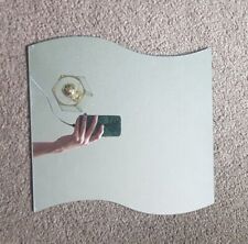 Waved wall mirror for sale  HOLYWELL