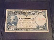 Banconota occupazione albania usato  Monserrato