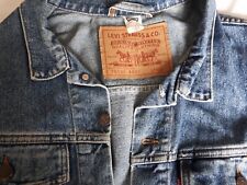 Vintage levi denim for sale  LUTON