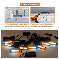 For Subaru Forester - 8pcs 12LED Grill Side Marker Emergency Strobe Flash Light for sale  Shipping to South Africa