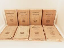 1854 E.O. VIOLLET-LE-DUC-Dictionnaire raisonné de l'Architecture 8 vols brochés d'occasion  Connerré