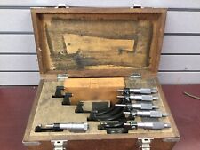 Mitutoyo  Outside Micrometer Set w/Standards (0-6") with Wood Case for sale  Shipping to South Africa
