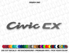 Civic CX Rear Hatch Trunk Emblem Decal for 92-00 Civic EG EK EF USDM JDM Sticker, used for sale  Shipping to South Africa