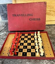 Vintage travelling chess for sale  LEEDS