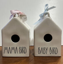Juego de pajarera Rae Dunn mamá pájaro y bebé pájaro granja decoración nuevo con etiquetas segunda mano  Embacar hacia Argentina