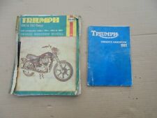 Triumph t140 manuals for sale  Shipping to Ireland