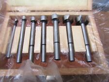 WOODWORKERS FORSTNER BIT SET - SET OF 7 - 1/4 TO 1" for sale  Shipping to South Africa