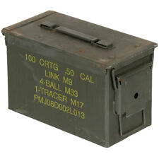 US Ammunition Box M2A1 Cal.50/5.56 Army AMMUNIKIST MEDIUM Metal AMMO BOX for sale  Shipping to South Africa