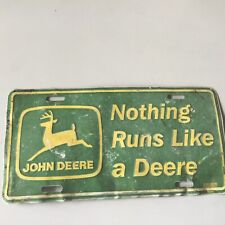 john deere license plate for sale  Salina