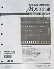 Mezclador de consola de mezcla Yamaha MX12/4 manual de servicio original, libro de esquemas segunda mano  Embacar hacia Argentina