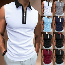 Mens casual sleeveless for sale  UK
