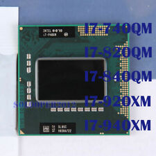 Intel Core I7-720QM I7-740QM I7-820QM I7-840QM I7-920XM i7-940XM Socket G1 CPU segunda mano  Embacar hacia Spain