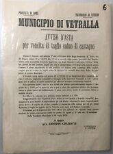 Manifesto vetralla viterbo usato  Viterbo