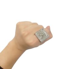 Horse stamp Stainless Steel heavy metal ring No Tarnish for sale  Shipping to South Africa