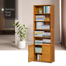 Bamboo bookcase storage for sale  USA