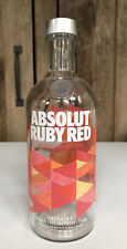 Botella de pomelo rojo rubí Asolute 750 ml vacía segunda mano  Embacar hacia Argentina