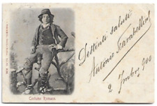 Cartolina roma costume usato  Trieste