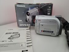 Videocámara digital Canon MV930 mini DV PAL plateada en caja, usado segunda mano  Embacar hacia Argentina