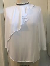 Zara white blouse for sale  LONDON