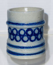 Vintage Merkelbach Salzglasur Goebel  Stoneware Shot Glass/ Toothpick Holder 2” for sale  Shipping to South Africa