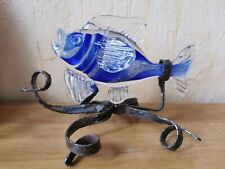 Poisson verre support d'occasion  Rambouillet