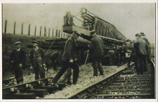 Postcard railway construction for sale  GRANGE-OVER-SANDS