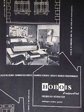 Publicité 1956 bobois d'occasion  Expédié en Belgium