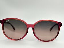 Óculos de sol Maui Jim Water Lily MJ796-09B vermelho oval armação feminina 62-14 140 mm a1 comprar usado  Enviando para Brazil