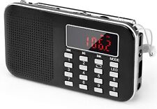 ┥PRUNUS J-908 Mini Radio Portátil AM FM Radio de Bolsillo con MP3, Linterna LED segunda mano  Embacar hacia Argentina