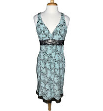 Vestido Bebe Y2K renda recortada acabamento floral comprimento do joelho rayon grande preto azul comprar usado  Enviando para Brazil