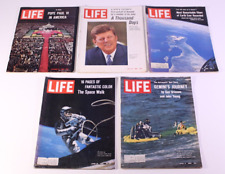 Usado, Lote de Colección Revistas Life 1965 JFK Aterrizaje Lunar Publicidad Espacio Papa NASA segunda mano  Embacar hacia Argentina