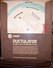 Ductator 1976 original aire acondicionado Trane extensión circular inglés y métrico segunda mano  Embacar hacia Argentina