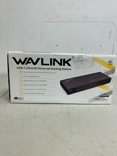 WAVLINK USB C/USB 3.0 Universal Docking Station Dual Monitor Windows Mac 60Hz, used for sale  Shipping to South Africa