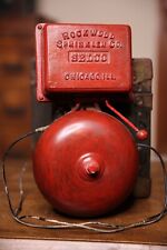 Vintage Fire Station Bell Fire Alarm Rockwood Sprinkler Co Selco Chicago Metal for sale  Shipping to Canada