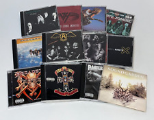 Lote de CDs de Hard Rock Heavy Metal Van Halen Megadeth Pantera Aerosmith Guns N Roses comprar usado  Enviando para Brazil