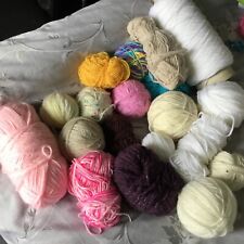 Oddments knitting wool for sale  DINAS POWYS