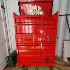 Mac Tools Roll Cab & Top box Red 41” Tool Box Garage Mechanic Tools for sale  LEICESTER