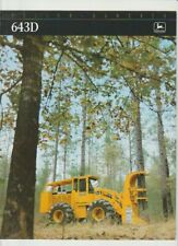 1995 JOHN DEERE 643D FELLER - BUNCHER 6p US Brochure for sale  Shipping to South Africa